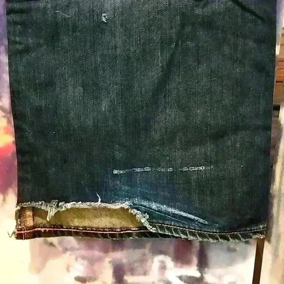 Ed Hardy 42x34 RARE 2009 Tattoo Skull and Eagle Beaded Vintage Classic Kool - Picture 10 of 14